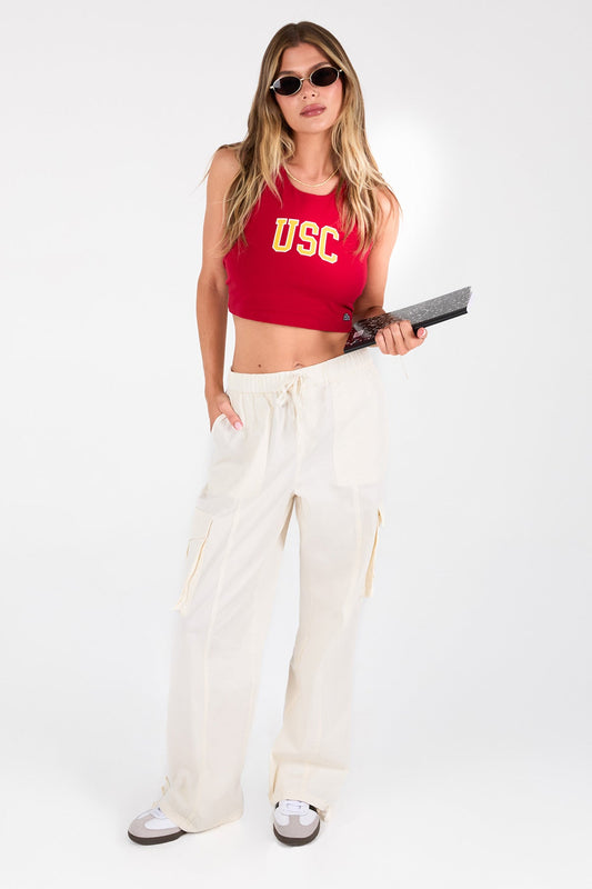 Women's Mid Rise Pull On Cargo Pants