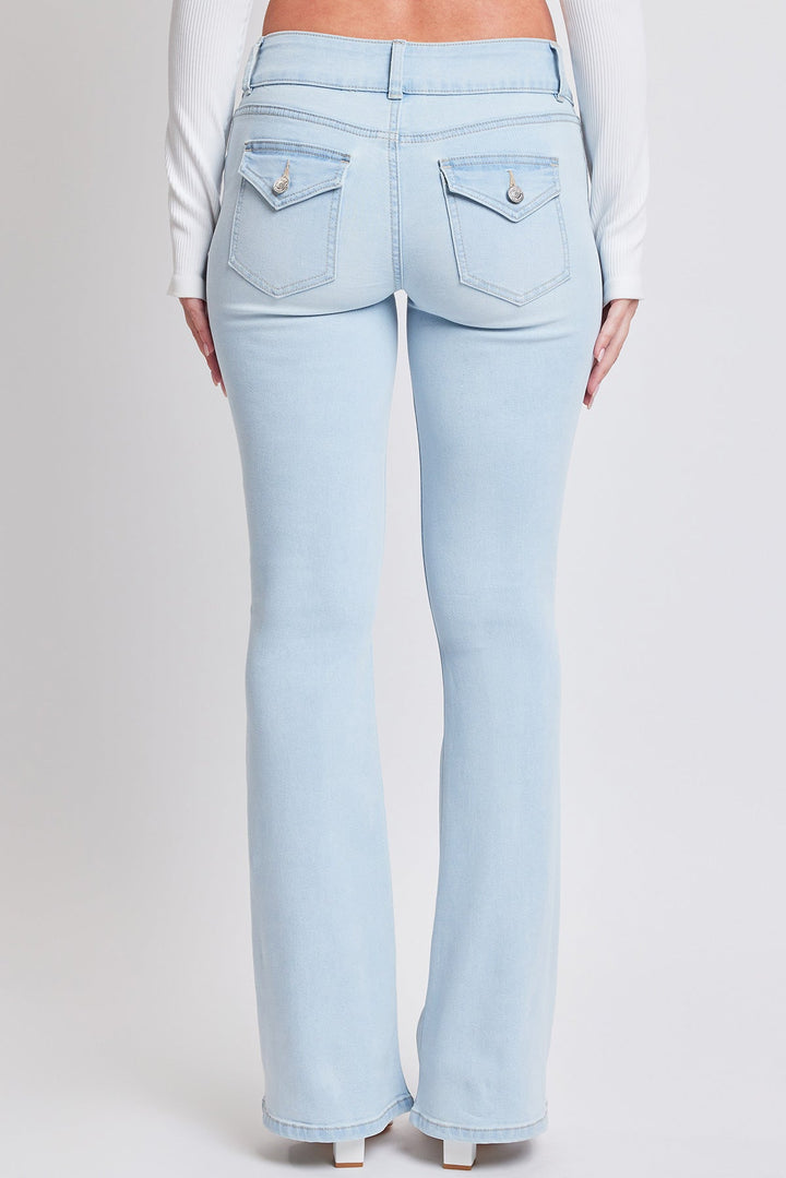 Women's Flare Flap Back Pocket Jeans