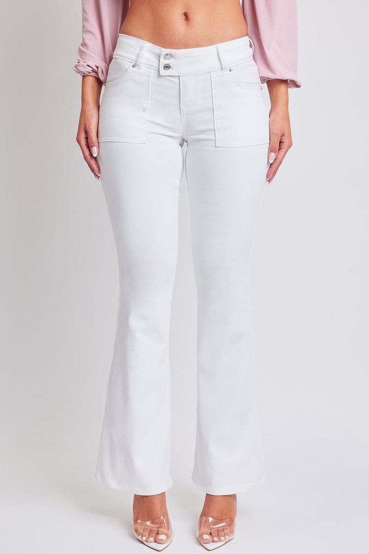 Women's Flare Flap Back Pocket Jeans