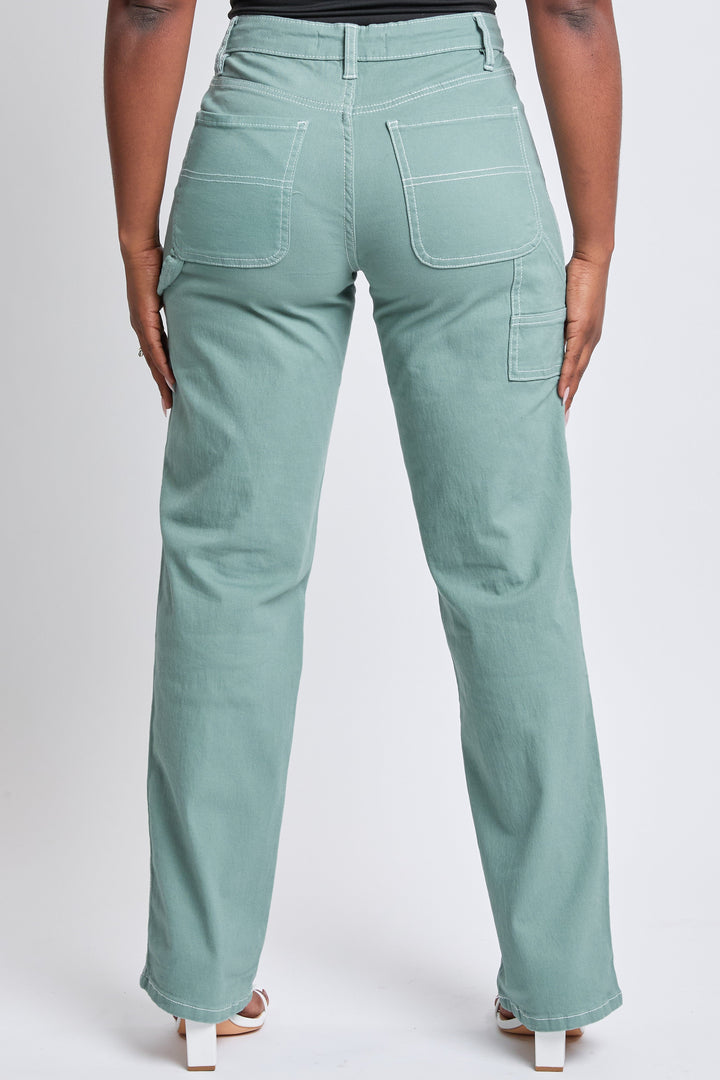Women's High Rise Carpenter Straight Leg Pants