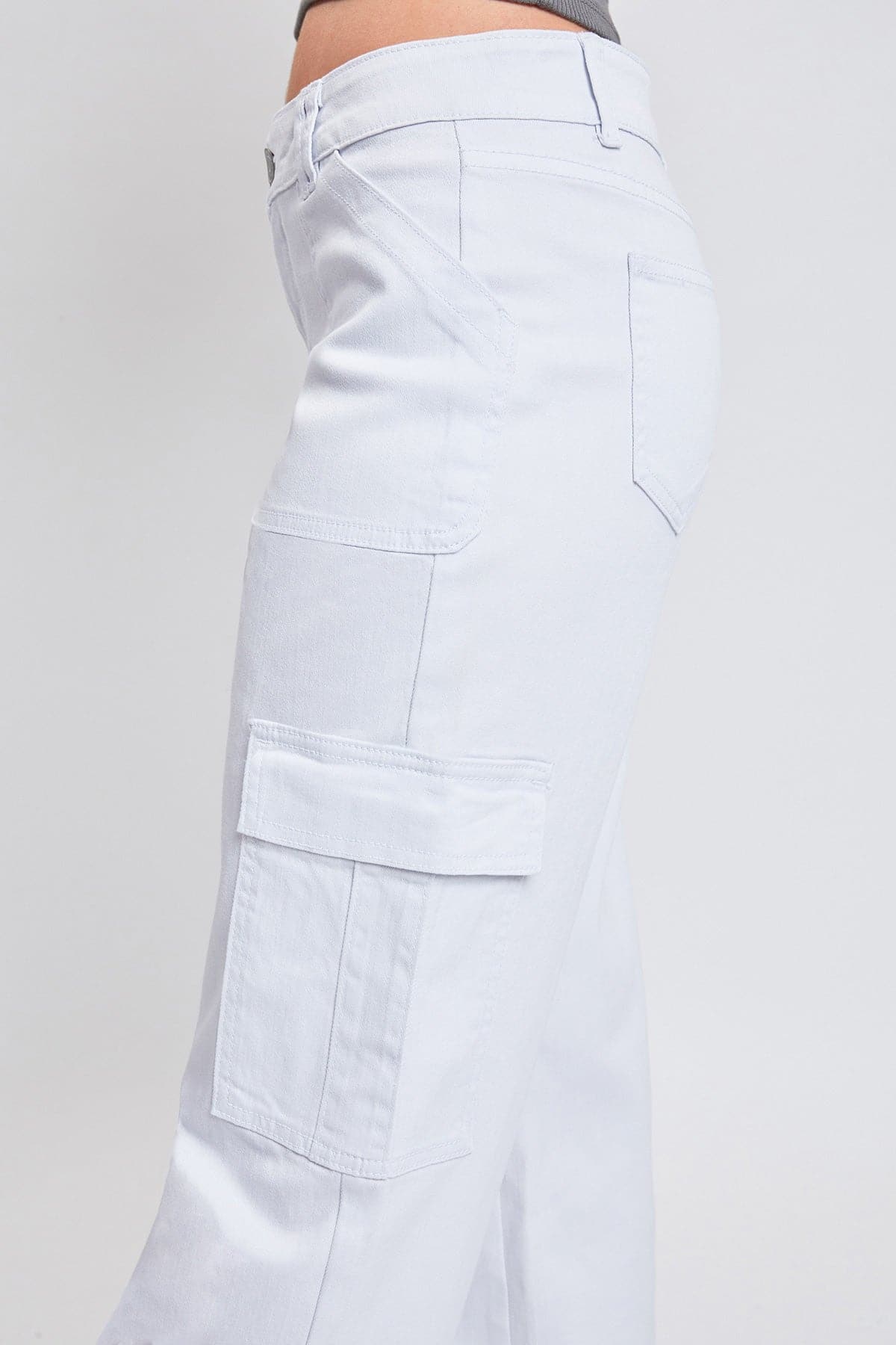 Women's Cargo Jeans with Bungee Hem