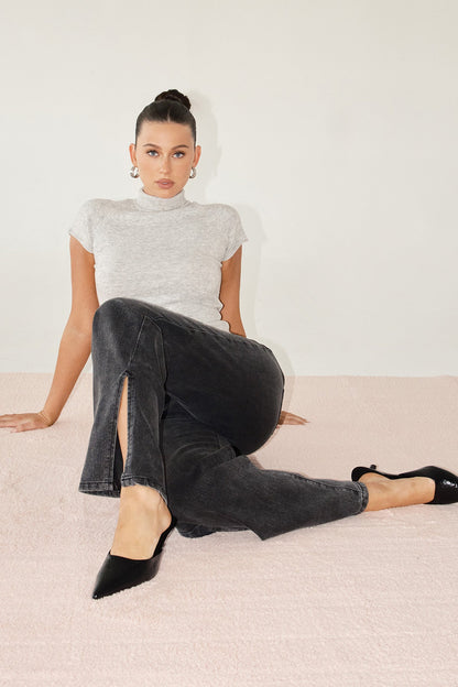 Women’s Dream 90s Straight  Slit Jeans