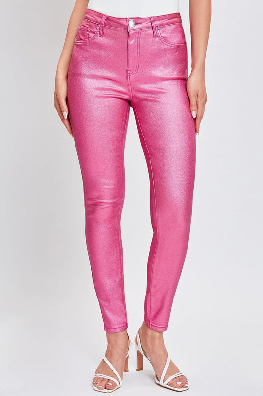 Women's Hyperstretch Skinny Metallic Pants