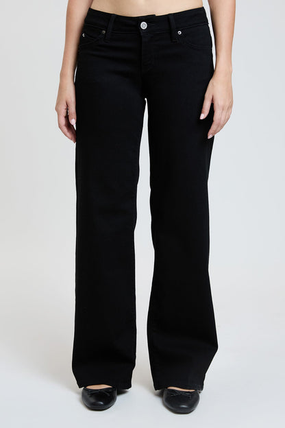 Women's Luxe Low Rise WannaBettaButt Wide Leg Jeans