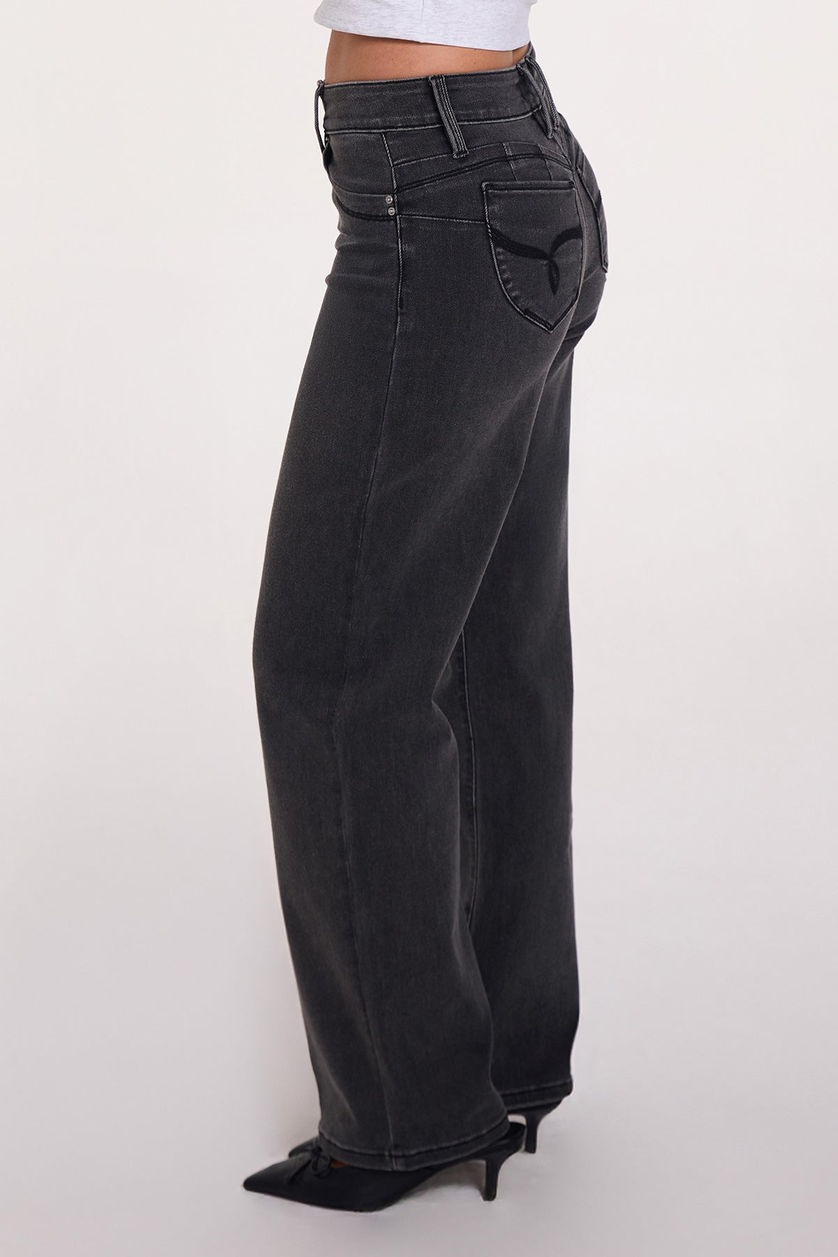 Women's Luxe High Rise WannaBettaButt Straight Leg Jeans