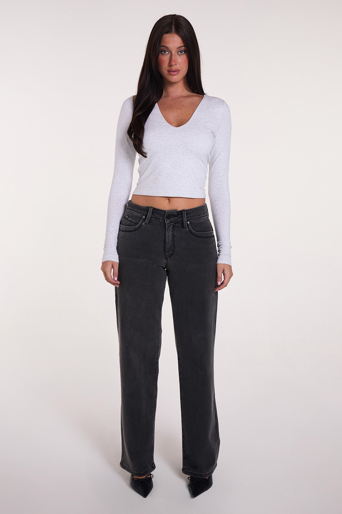 Women's Luxe High Rise WannaBettaButt Straight Leg Jeans