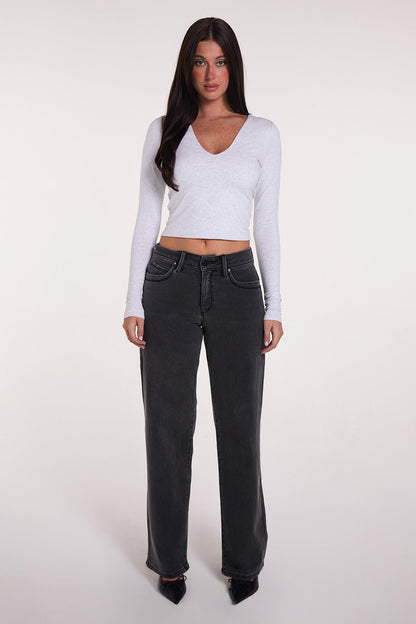 Women's Luxe High Rise WannaBettaButt Straight Leg Jeans