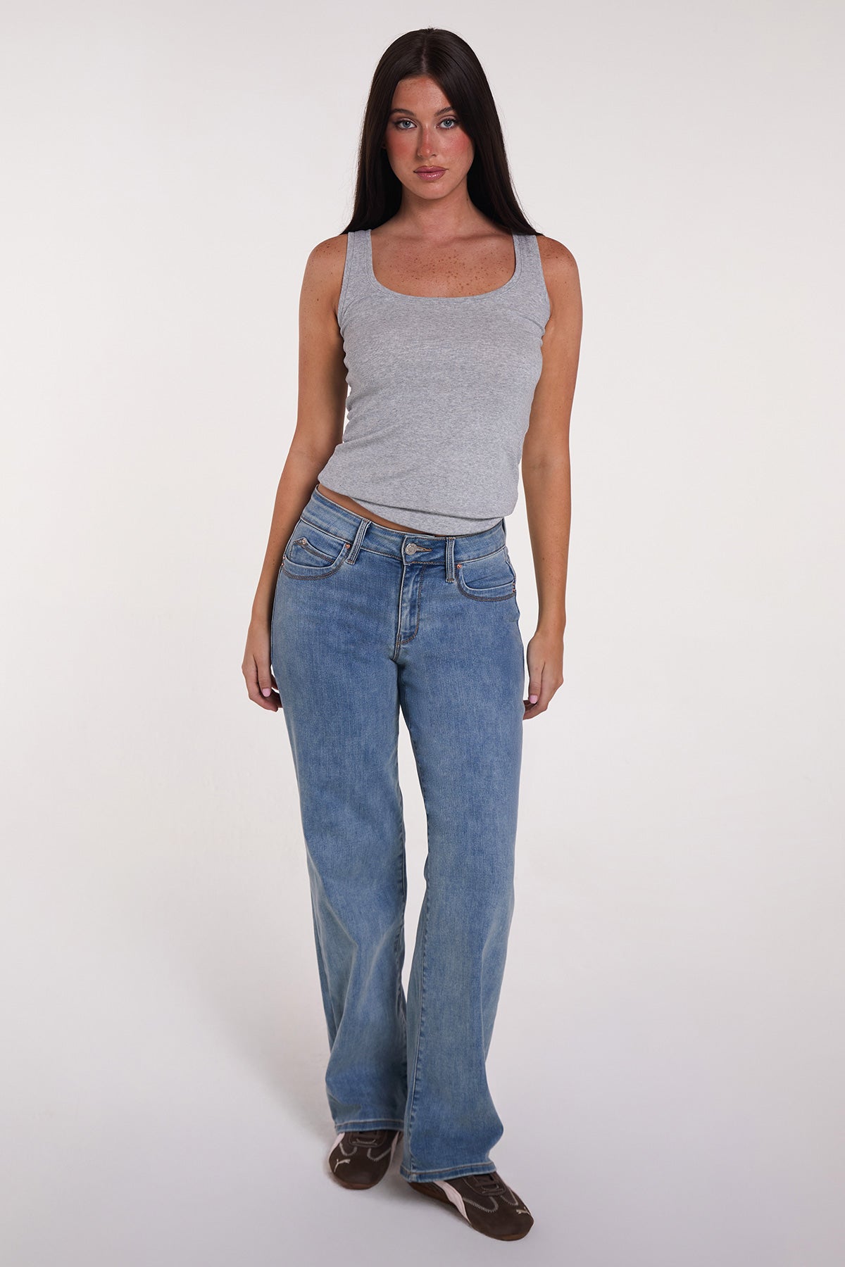 Women's Luxe High Rise WannaBettaButt Straight Leg Jeans