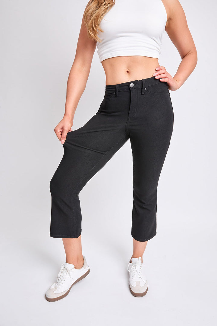 Women's Hyperstretch Cropped Kick Flare Leg Pants