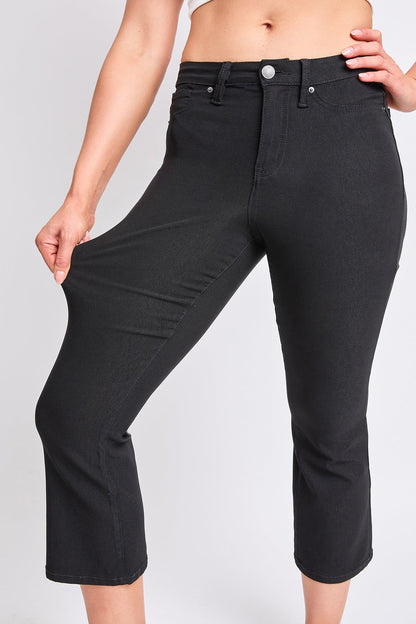 Women's Hyperstretch Cropped Kick Flare Leg Pants