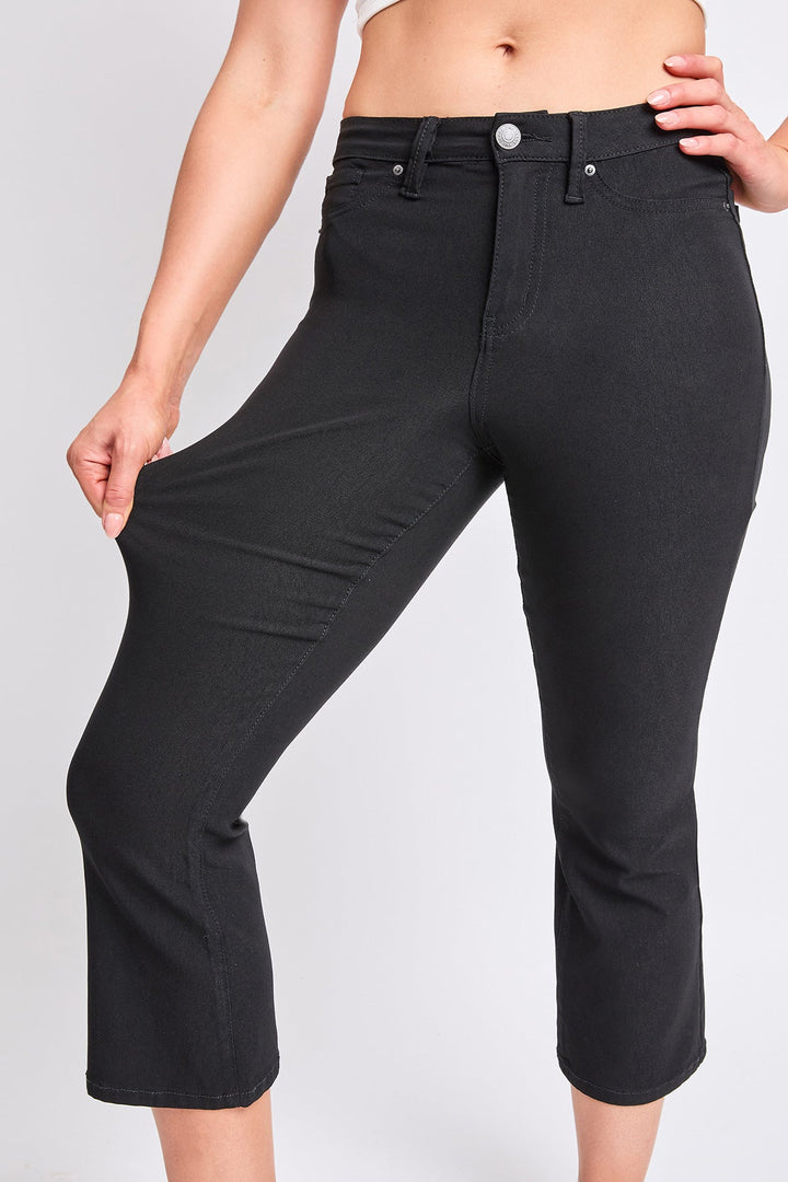 Women's Hyperstretch Cropped Kick Flare Leg Pants