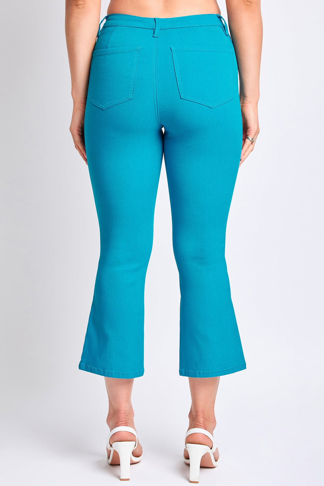 Women's Hyperstretch Cropped Kick Flare Leg Pants