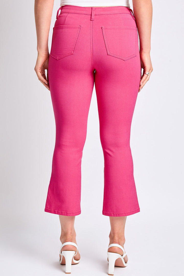 Women's Hyperstretch Cropped Kick Flare Leg Pants