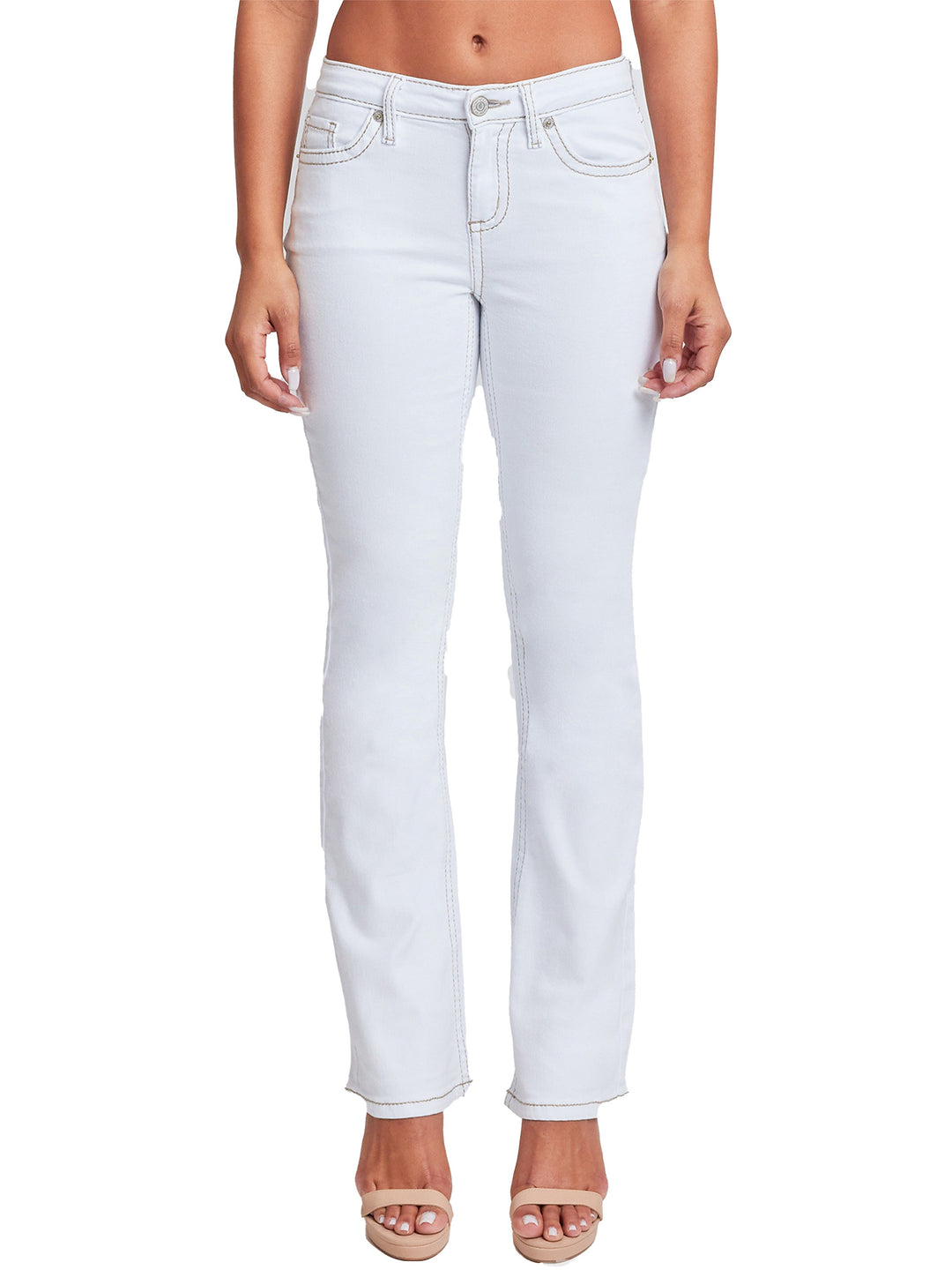 Women's Heavy Stitch Mid Rise Bootcut w/ Embroidery