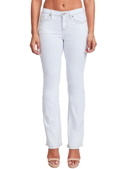 Women's Heavy Stitch Mid Rise Bootcut w/ Embroidery