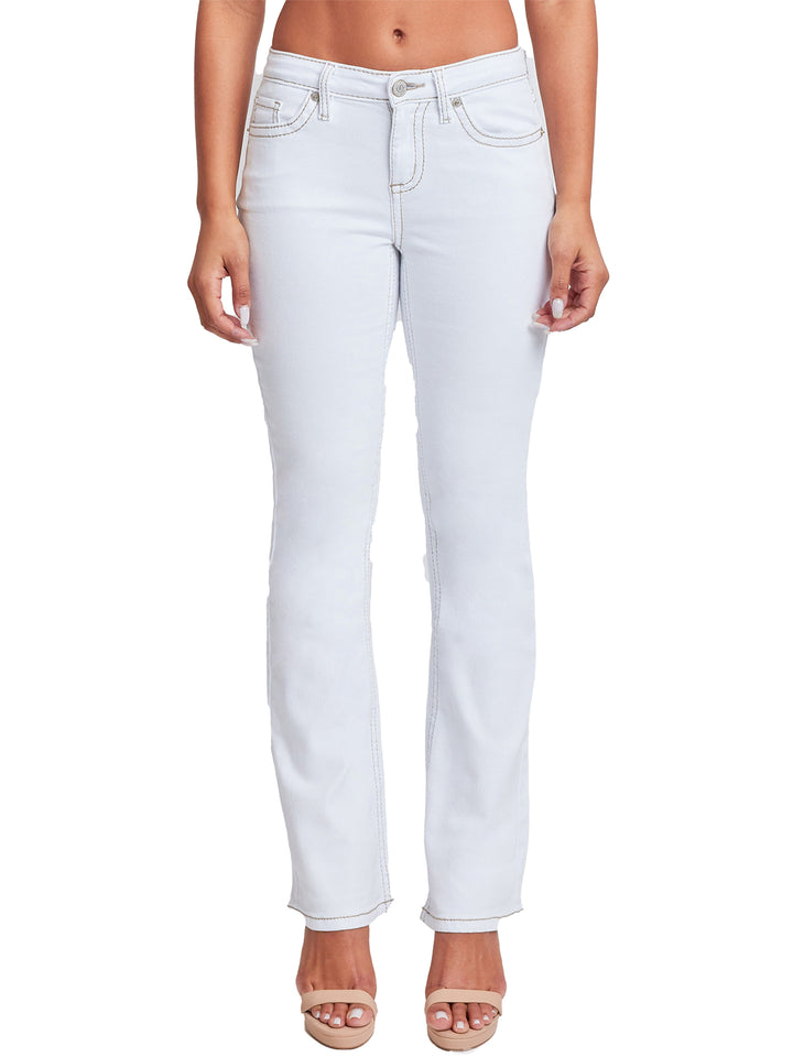 Women's Heavy Stitch Mid Rise Bootcut w/ Embroidery
