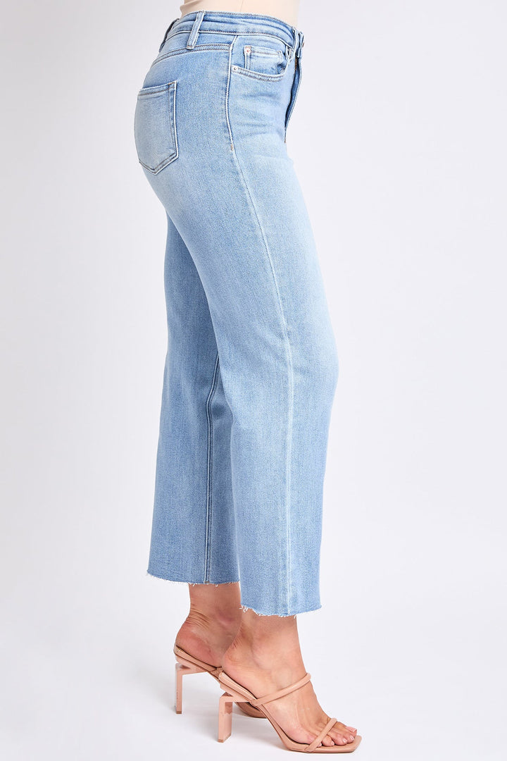 Women's Luxe Cropped Straight Leg Jeans