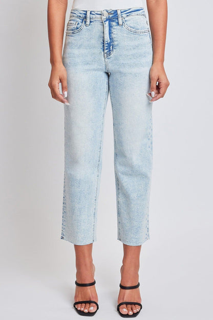 Women's Luxe Cropped Straight Leg Jeans