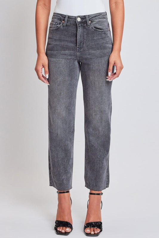 Women's Luxe Cropped Straight Leg Jeans