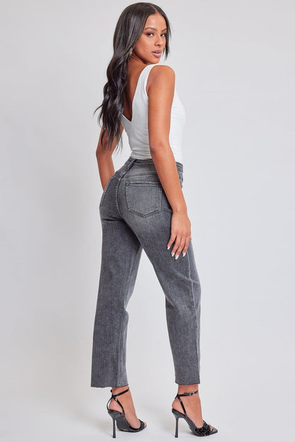 Women's Luxe Cropped Straight Leg Jeans