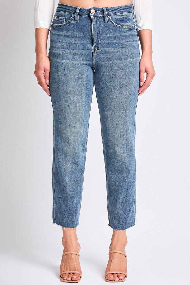 Women's Luxe Cropped Straight Leg Jeans