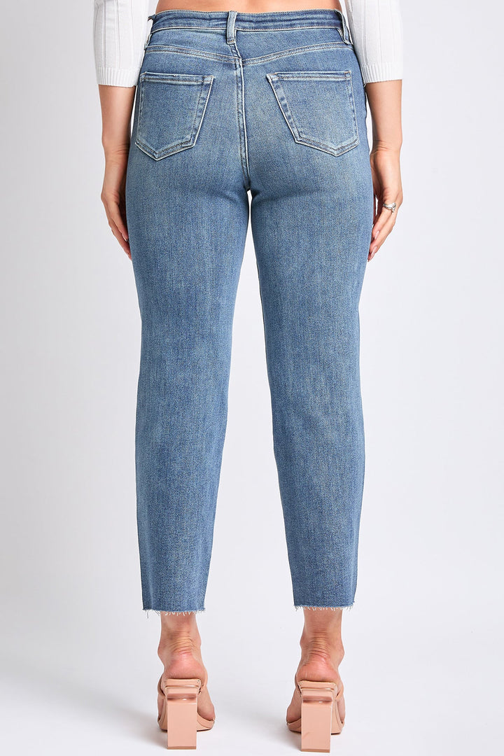 Women's Luxe Cropped Straight Leg Jeans
