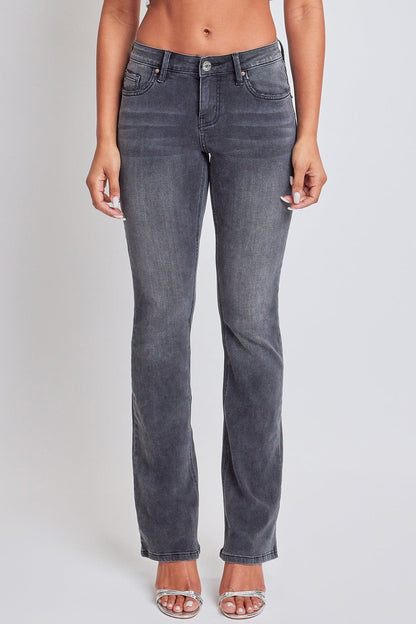 Women's Bootcut Jeans with Flap Pockets