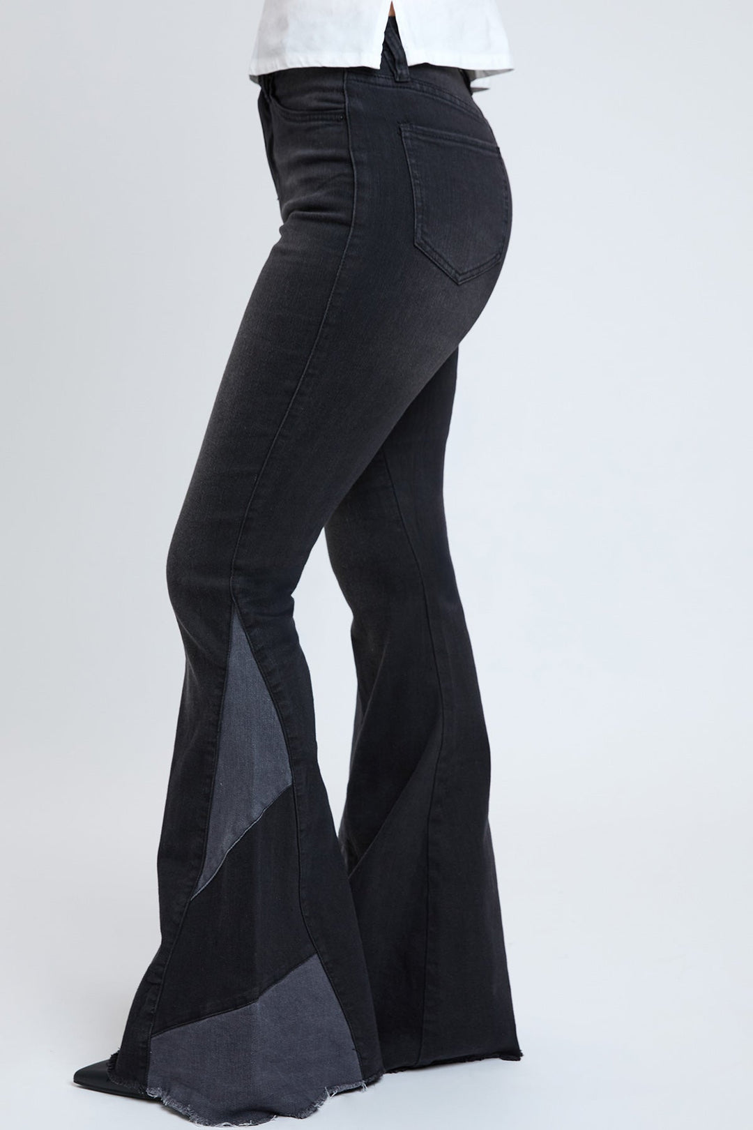 Women's Sustainable Block Panel Flare Jeans