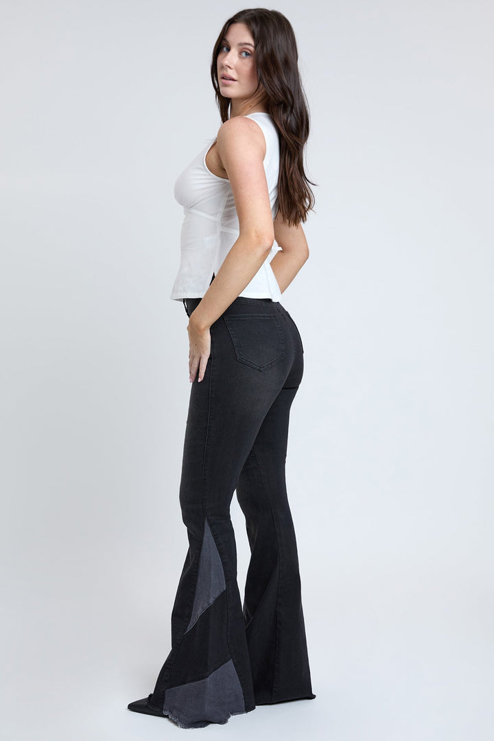 Women's Sustainable Block Panel Flare Jeans