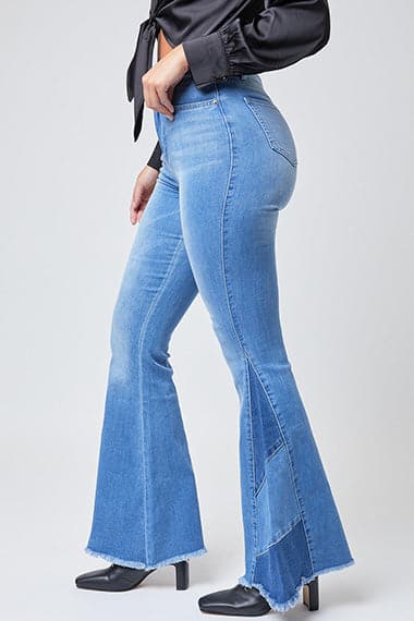 Women's Sustainable Block Panel Flare Jeans