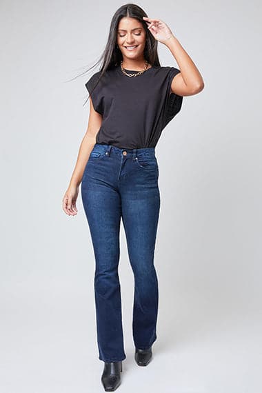 Women's Essential Flare Jeans - Long Inseam
