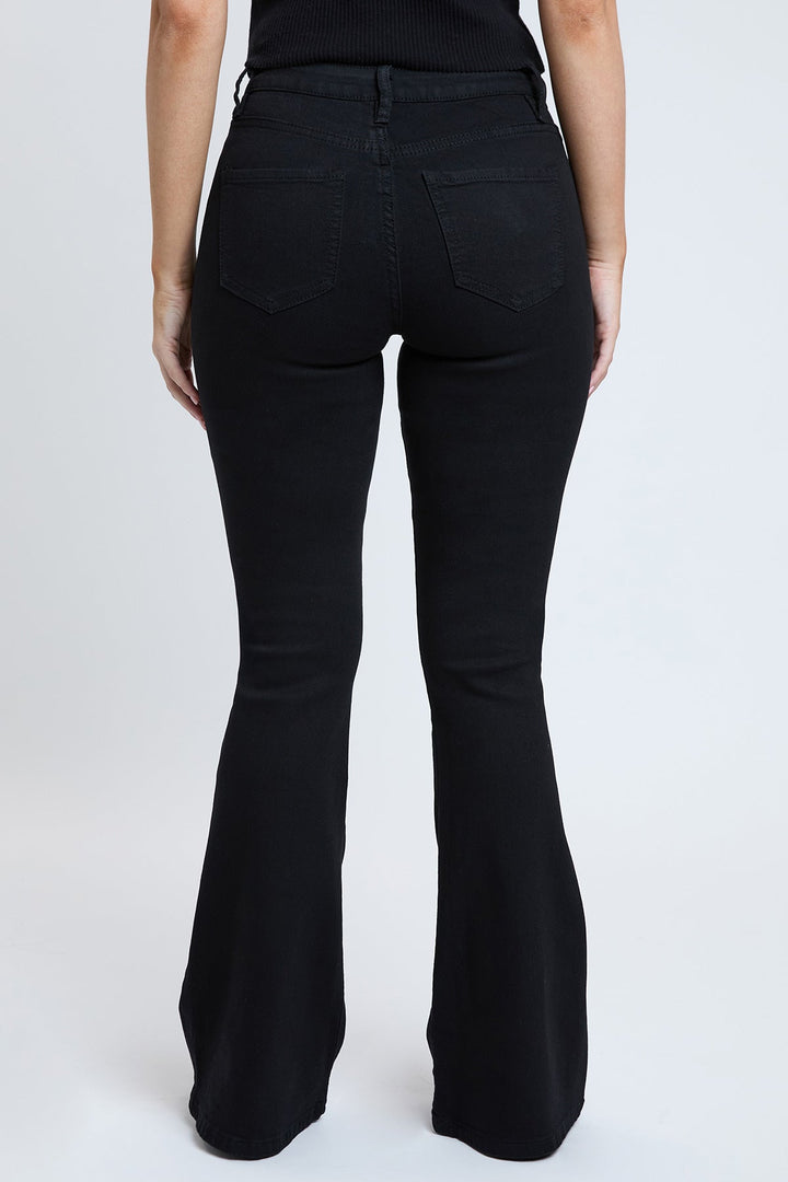 Women's Essential Non-Distressed Flare Jeans