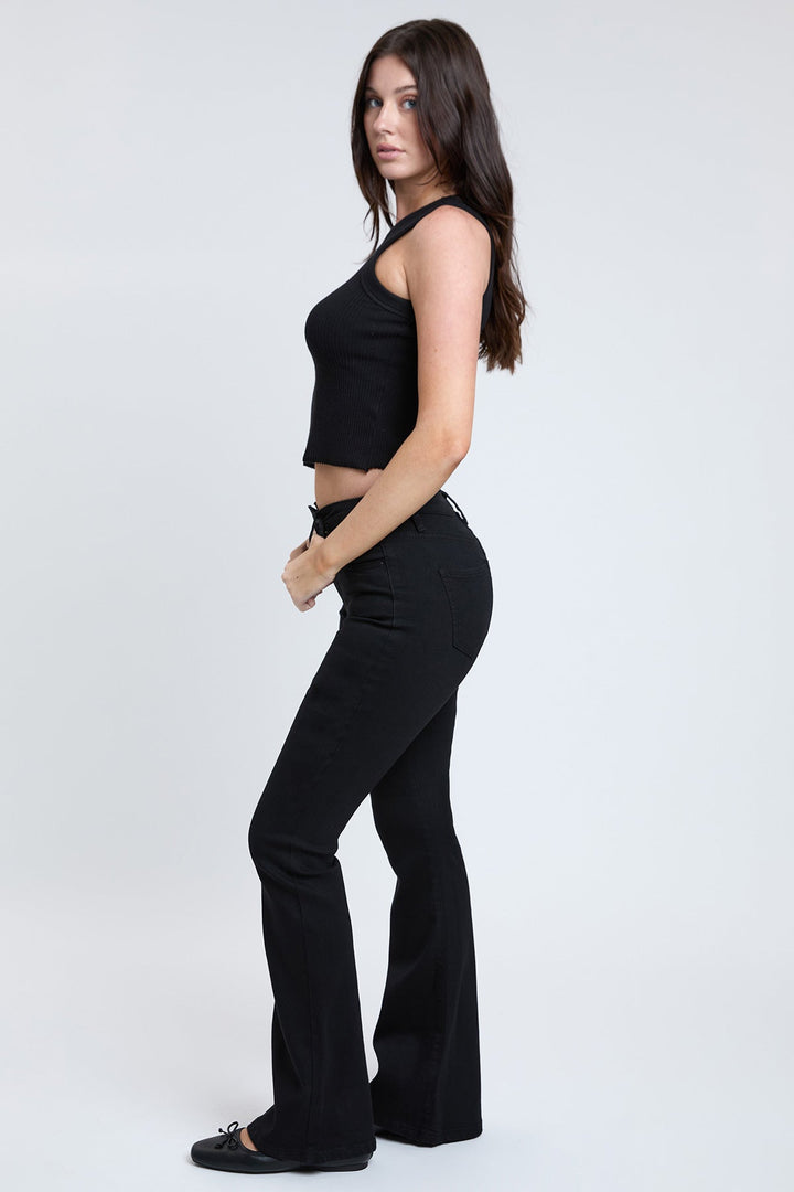 Women's Essential Non-Distressed Flare Jeans