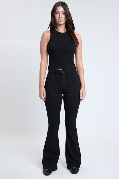Women's Essential Non-Distressed Flare Jeans
