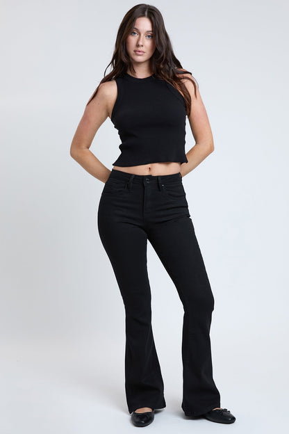 Women's Essential Non-Distressed Flare Jeans