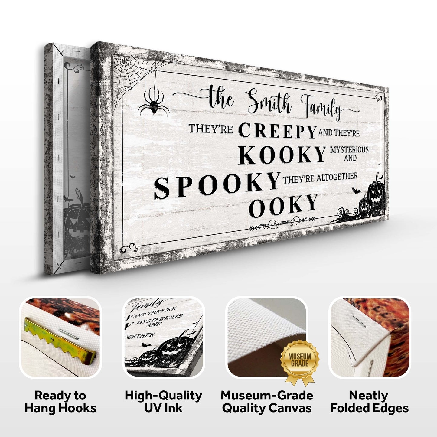 Family Halloween Sign