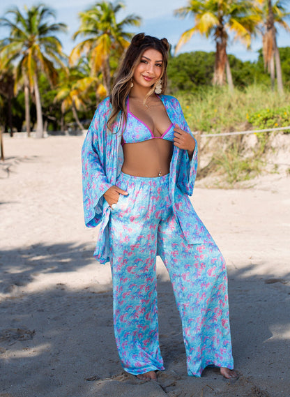 Wide-Leg Cover-Up Pants | Paradise Palms