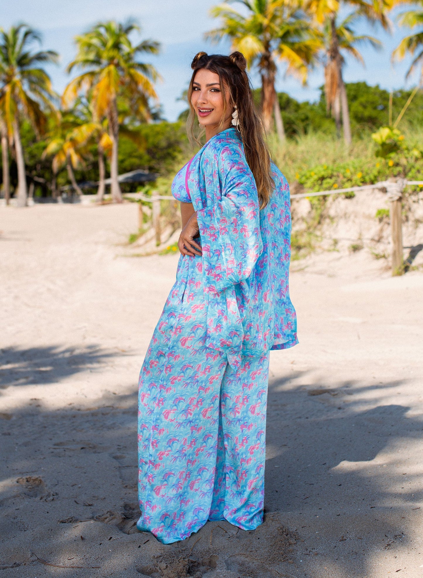 Wide-Leg Cover-Up Pants | Paradise Palms