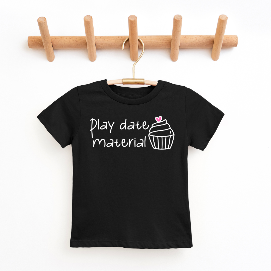 Play Date Material Youth & Toddler Graphic Tee