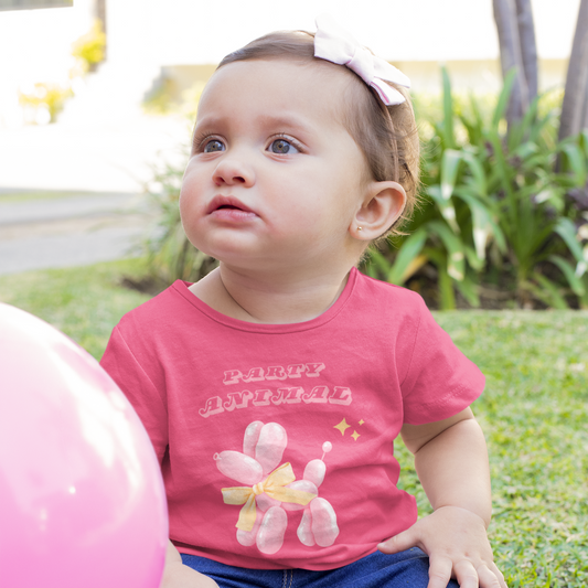 Balloon Party Pup Graphic Tee