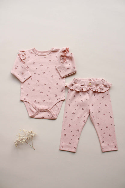 Rosalie Floral Ruffle Set