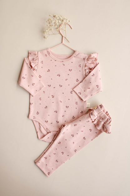 Rosalie Floral Ruffle Set