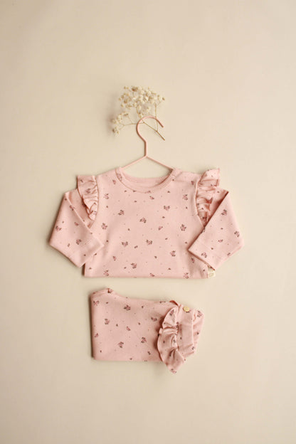 Rosalie Floral Ruffle Set