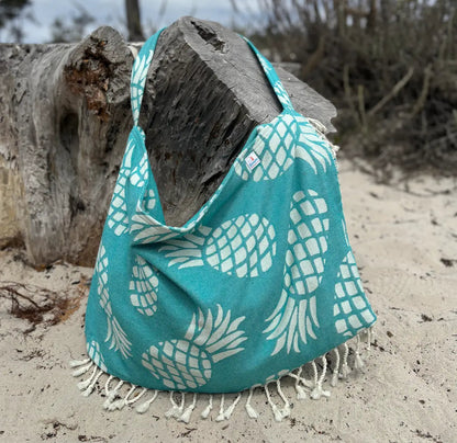 Pattern 3 in 1 Turkish Cotton Beach Bag