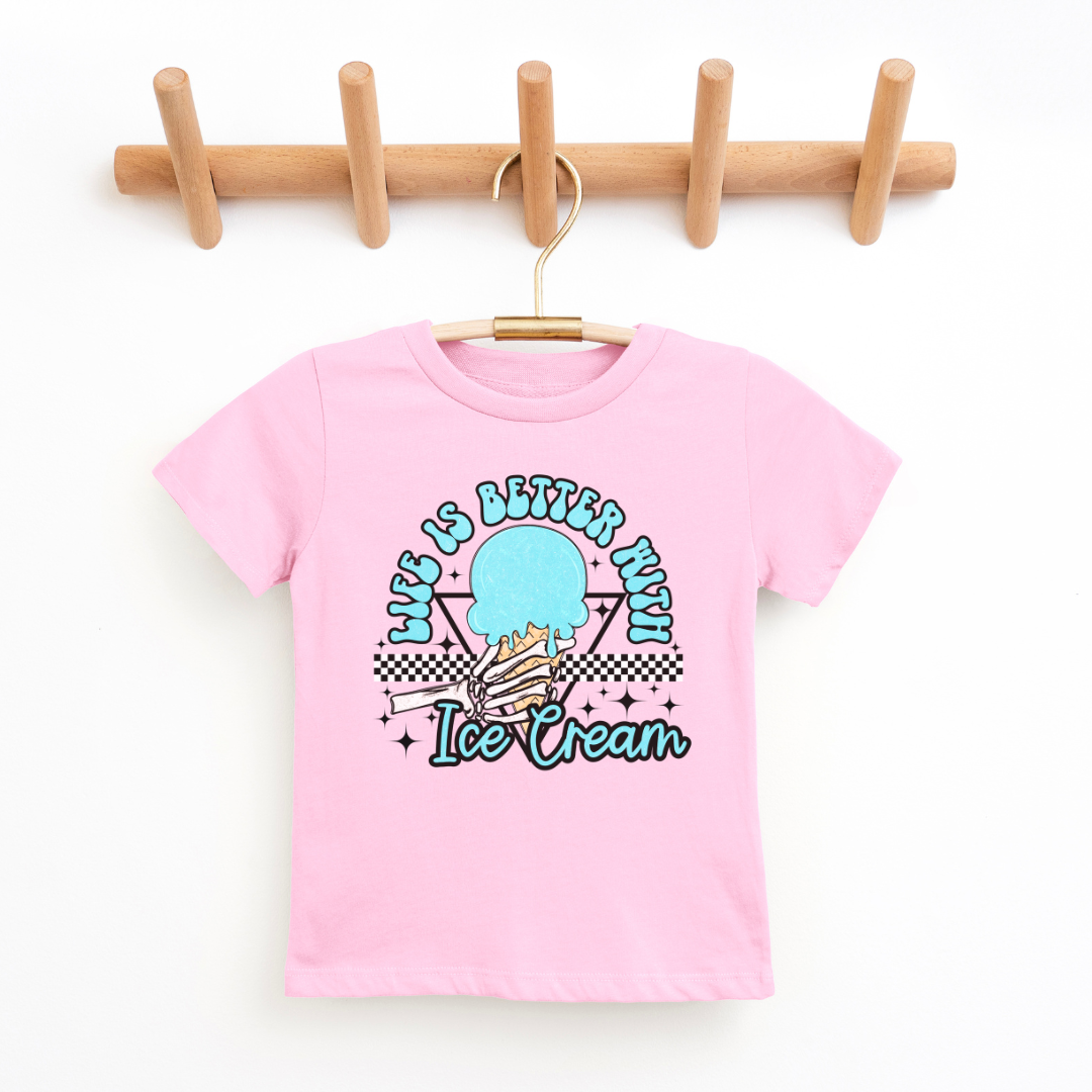 Life Is Better With Ice Cream Graphic Tee