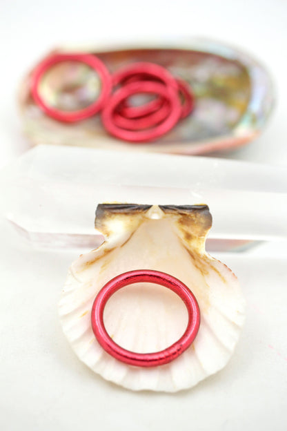 Thai Buddhist Temple Rings, Rush, Colorful Kumlai, Sizes Available