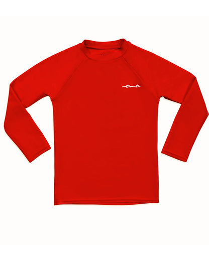 Red Long Sleeve Sun Shirt