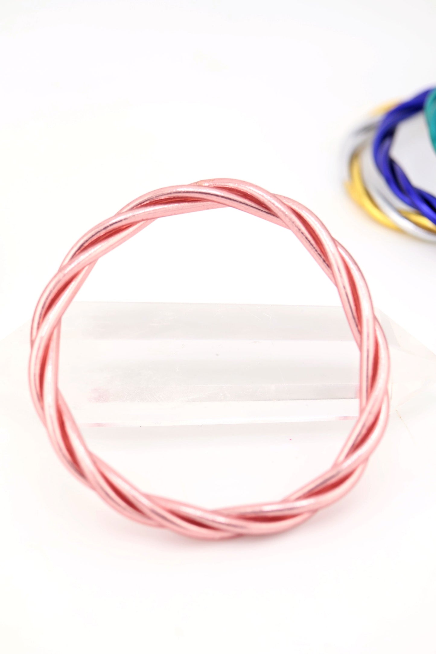 Twisted Thai Buddhist Temple Bracelets, Mantra Bangle, Kumlai, Colors & Sizes Available