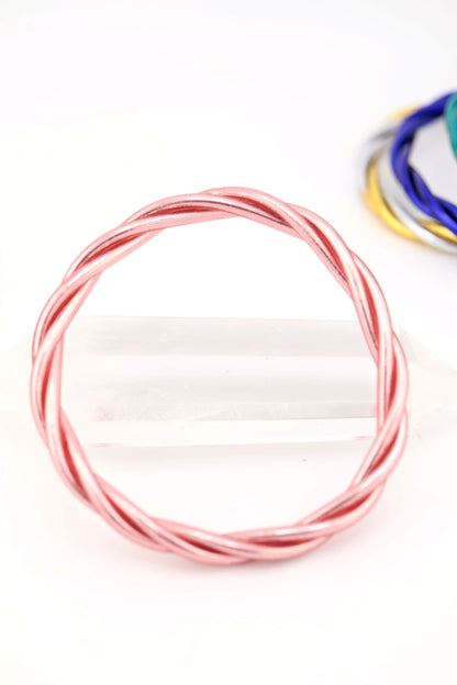 Twisted Thai Buddhist Temple Bracelets, Mantra Bangle, Kumlai, Colors & Sizes Available