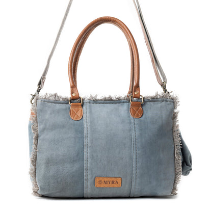 Coastal Steel Upcycled Tote in Denim